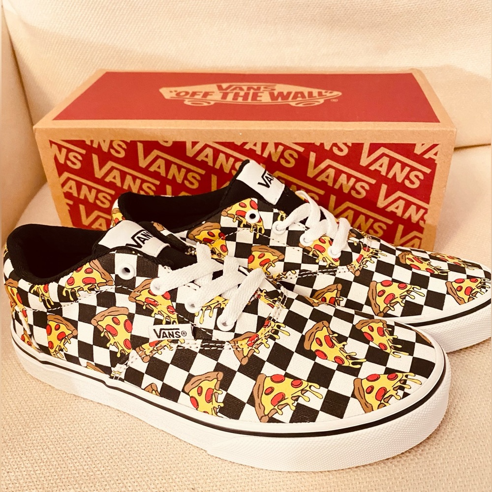 Vans Pizza Checkered Boys Sneakers